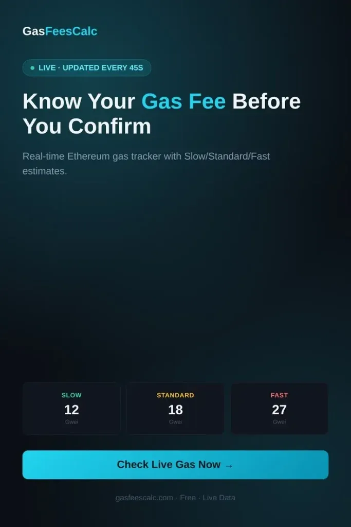 How to Estimate a Gas Fee Before You Confirm a Transaction