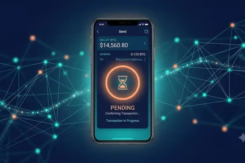why is my crypto transaction pending