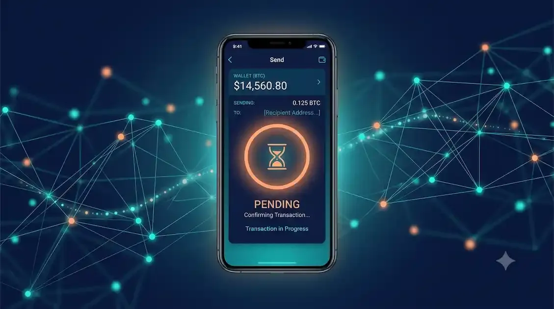 why is my crypto transaction pending